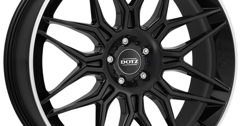 Wheels 20x9.0 112.00x5 DOTZ LONGBEACH DARK BLAC POLISHED LIP