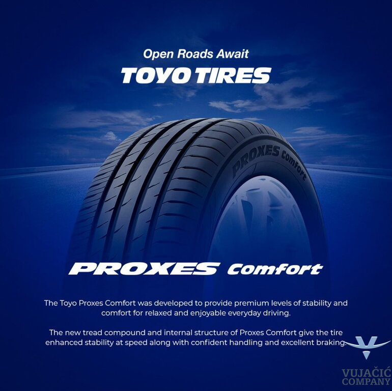 Ljetnje gume Toyo Proxes Comfort 205/55R16 91H