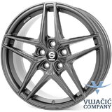 18x8.0 112.00x5 SPARCO RECORD Matt Graphite