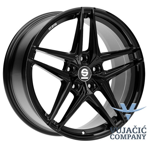 19x8.5 112.00x5 SPARCO Record Gloss Black - ALU FELGA