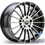 18x8.0 112.00x5 AVUS AC-M03 Black Polished