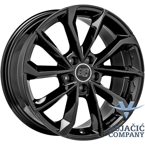 18x8.0 112.00x5 MSW 42 Gloss Black - ALU FELGA
