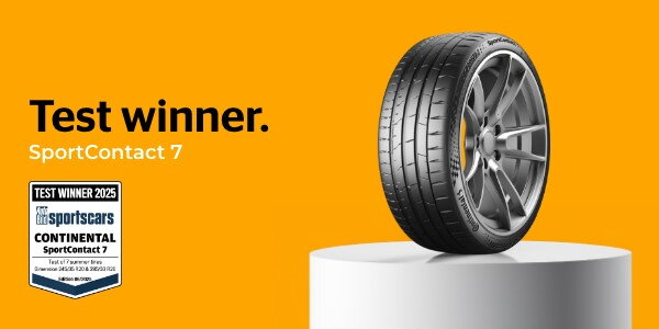 AUTO BILD sportscars: Continental SportContact 7 – Pobjednik testa