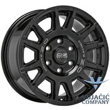 17x8.0 139.70x6 OZ Rally Legend Gloss Black + Dark Lettering