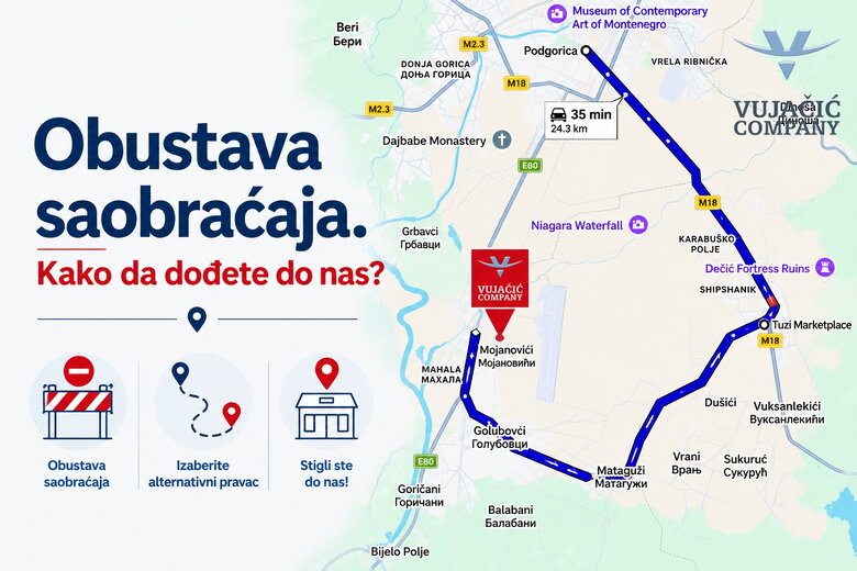 HOW TO REACH US DURING TRAFFIC CLOSURE?