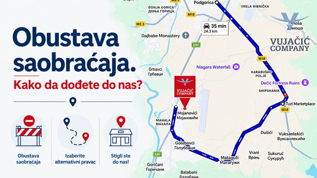 HOW TO REACH US DURING TRAFFIC CLOSURE?