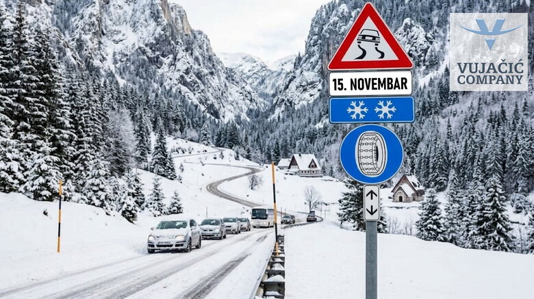 Government of Montenegro order for winter equipment on cars 2025/2026